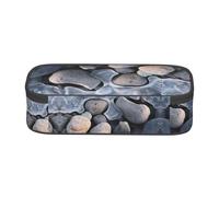 ESNAIUVCD Stones Under Ice Print Pencil Case for Kids,School Pen Bags Large Capacity Pencil Elementary School Pen Case Children Stationery Bags