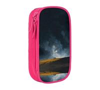ESNAIUVCD Storm Print Pencil Case Coin Key Card Bag Purse Large Pen Pouch for Kids Boys School Office