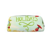 ESNAIUVCD Summer Holidays Print Pencil Bag Zipper Large Pencil Bag Work Travel - Multifunctional Pencil Case,Makeup Bag
