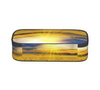 ESNAIUVCD Sunflower Artwork Print Pencil Case for Kids,School Pen Bags Large Capacity Pencil Elementary School Pen Case Children Stationery Bags
