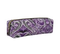 ESNAIUVCD The Sea Witch Inspired Print Leather Pencil Case Zippered Pouch Portable Large Capacity Stationery Organizer Cosmetic Bag for School Office(2pcs)