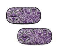 ESNAIUVCD The Sea Witch Inspired Print Portable Pencil Pen Case Print Stationery Storage Bag Pouch Purse for Teenage Boys Student