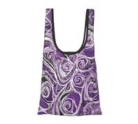 ESNAIUVCD The Sea Witch Inspired Print Reusable, Foldable,Washable Grocery Bags Foldable In A Pouch Eco Tote Shopping Bag,Daily Shopping Loading