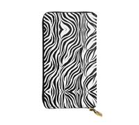 ESNAIUVCD Zebra Print Print Genuine Leather Women's,Men's Wallets,Multi-Functionclutch Purse,Zip Around Large Travel â€‹Mobile Phone Long â€‹Money Purses