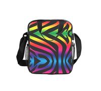 ESNAIUVCD Zebra Print Print Men Women Transparent Pvc Shopping Bag Waterproof See Through Bag,With Handles For Lunch