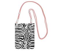 ESNAIUVCD Zebra Prints Print Carry A Mobile Phone Bag Diagonally,Crossbody Bag,Suitable For Carrying Mobile Phone Change, Etc