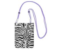 ESNAIUVCD Zebra Prints Print Carry A Mobile Phone Bag Diagonally,Crossbody Bag,Suitable For Carrying Mobile Phone Change, Etc