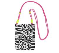 ESNAIUVCD Zebra Prints Print Carry A Mobile Phone Bag Diagonally,Crossbody Bag,Suitable For Carrying Mobile Phone Change, Etc