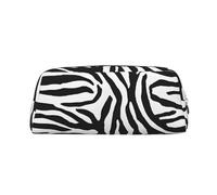 ESNAIUVCD Zebra Prints Print Pencil Bag Zipper Large Pencil Bag Work Travel - Multifunctional Pencil Case,Makeup Bag