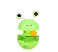 Esncddym Cat Treat Toy - Cat Treat Puzzle - Frog Shaped Interactive Slow Feeder Automatic Enrichment Play For Indoor Outdoor Use