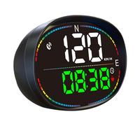 Esncddym GPS Smart Gauge | Digital Accurate Head Up Display - Car Speedometer Display, Car HUD with Speed MPH Compass Direction for Commuting