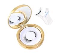 Esncddym Reusable Magnetic Eyelashes | Eyelash Curler Makeup Tool,Natural Look, Easy-to-Apply with Applicator, Long-Lasting Reusable Design for Women & Girls