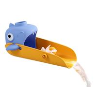 Esncddym Sink Extender,Shark Design Long Extender Bath Sink Water Faucet | Sink Attachment, Extension Faucet Cover, Hand Wash Helper for Kitchen Bathtub