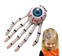 Esncddym Skull Hand Hair Clip | Halloween Hair Clips Skeleton Hand,Eyeball Girls Hair Accessories Fashion Punk Rock Devil Claw, For Party Halloween Women Girls