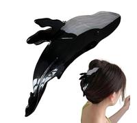 Esncddym Whale Hair Clips | Whale Claw Clips for Thick Hair,Cellulose Acetate Claw Clips Hair Clips for Parties, Work, Dates and Casual