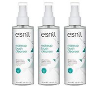 ESNTL Makeup Brush Cleanser Antibacterial Spray | 200ml x3 | Professional Cosmetic Grade Liquid Spray | Works in 60 Seconds | Contains Aloe Vera | Vegan and Cruelty Free