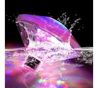 Esoes Hot Tub Led Bath Lights Accessories, 7 Modes Corlorful Disco Floating Pool Led Tub Light Waterproof Underwater Lamp Decorative for Bathing Time, Ponds, Pools Party