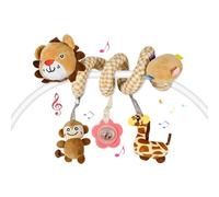 Esoes Newborn Spiral Car Sea & Stroller Activity, Baby Sensory Soft Hanging Toys for Babies 0-12 Months Boys Girls, High Contrast Newborn Toys, Car Seat Toys, Baby Rattles, Gifts for Girls Boys