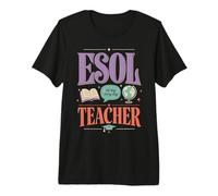 ESOL Teacher Classroom Education Language Learning Premium T-Shirt