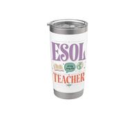 ESOL Teacher Classroom Education Language Learning Stainless Steel Insulated Tumbler