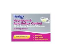 Esomeprazole 20mg Heartburn & Acid Reflux Control - 24-Hour Acid Reducer for Indigestion & Heartburn - Fast-Acting, Delayed-Release Capsules - Reduces Stomach Acid 14 Count