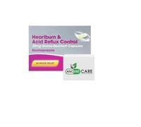Esomeprazole 20mg Heartburn & Acid Reflux Control - 24-Hour Acid Reducer for Indigestion & Heartburn - Fast-Acting, Delayed-Release Capsules - Reduces Stomach Acid 14 Count