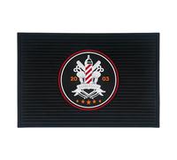Eson Barber Station Mat, Mat Flexible Rubber, Heavy Duty Non-slip Rubber Matt Work Pad, Barber Station Magnetic Organizer Mat for Barbershop & Salon Equipment (Design 2003 Barbershop Tools)