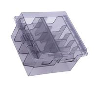 Eson Clippers Attachment Holder Storage Box, Clipper Comb & Clipper Guards Organizer, 10 Grid Base for Hair Accessories Storage, Plastic Blade Case Rack for Barber, Hairdresser, Salon (Box)