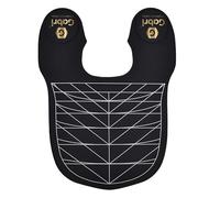 Eson Hair Cutting Collar Cape, Hair Cutting Guide, Silicone Waterproof Collar Cape with Guidelines, Weighted Mat for Shoulders for HairStylist, Salon, Barber and Home Use (Gabri Black)