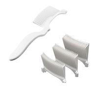 Eson Hair Cutting Curved Positioning Comb, Barber Fade Combs, Hair Cutting Tools for Men, Fade Guide, Barber Accessories, Home Users or Barber, Hairdresser (3 Size Head)