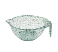 Eson Hair Dye Bowl, Coloring Bowl Dye Mixing Tint,Spout Handle with Measurements, Salon Accessories Supplies,Professional Tools Hairdresser, Barber, Beauty Salon Tools (Blue Glitter)