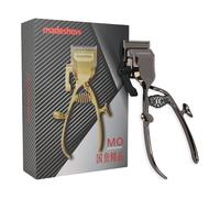 Eson Manual Hair Clipper, Old Fashion Hand Push Haircut,Hand Hair Cutter, Stainless Steel Manual Haircut Tool, Non-Electric, Grooming Accessories, Barber, Salon, Hairdressing Clipper Tools (Black)