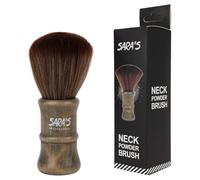 Eson Neck Duster Brush Extra Soft Barber Brush for Men's Grooming Professional Neck Brush for Barbers and Stylists, Cleaning Hairbrush Salon Hairdressing (Vintage Bronze)