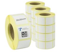 Eson Thermal Labels 30x30mm 2000 pcs, Amazon Transparency Size Square Sticky Printer Labels Roll with 40mm Core, Self-Adhesive Barcode & ASIN Stickers for Phomemo, Munbyn, Nelko (12)