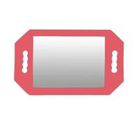 Eson Two Handed Mirror, Portable Hand Held Mirror for Barbers & Beauty Professionals, Two-Handed Design, Ideal for Back of Head View, Perfect for Salon, Hairdressers (Foam Pink)