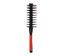 Eson Vent Brush for Blow Drying & Styling - Detangle Hair Brush with Ball Tipped Bristles, Vented for Volume & Lift, Suitable for All Hair, Ideal Hair Brush Women (Double Sided Tunnel Red)