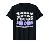 Esophageal Cancer Awareness Periwinkle Ribbon Value Graphic T-Shirt