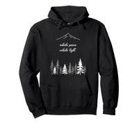 Esoteric Meditation Nature Inhale Peace Exhale Light Yoga Pullover Hoodie