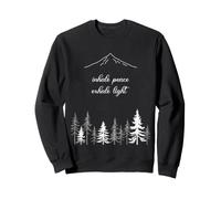 Esoteric Meditation Nature Inhale Peace Exhale Light Yoga Sweatshirt