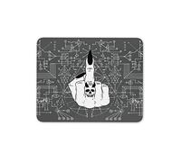 Esoteric Occult F Off Mouse Mat Pad - Middle Finger Swear Computer #16532
