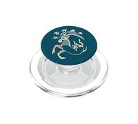 Esoteric Siberian Ice Prince Princess Deer Tattoo PopSockets PopGrip for MagSafe