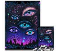 Esoteric Vision Jigsaw Puzzles for Adults 1000 cardboard Puzzles Brain Teaser Game, Interactive Family Game, Suitable for Ages 14+ 26X38CM/10.23x14.96inch