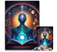 Esoteric Zen Universe Jigsaw Puzzles for Adults 1000 Piece Wooden Jigsaw Puzzles Challenging Brain Teaser for Teenagers, Family Game Night Fun 50x75CM/19.68x29.52inch