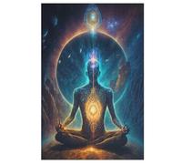 Esoteric Zen Universe Puzzles 1000 Pieces Wooden Jigsaw Puzzle for Adults Brain Exercise Challenge Game Gift for Kids Children Jigsaws 78×53cm