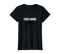 Esox Lucius Value Graphic T-Shirt, Women, Black, S