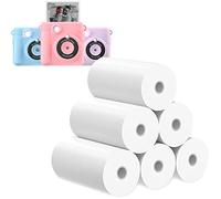 ESOXOFFORE Printer Paper,6 Rolls for Kids Instant Print Camera,HD Printing Thermal Print Paper Set Portable Refill Print Paper