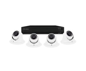 ESP 4 Channel Full HD 2TB CCTV System, 4 White Dome Cameras