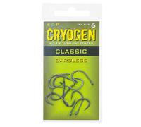 ESP Cryogen Classic Barbless Carp Hooks: 6