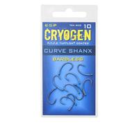 ESP Cryogen Curve Shank Barbless Hooks: 10