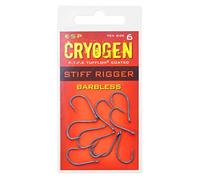 ESP Cryogen Stiff Rigger Barbless Hooks: 6